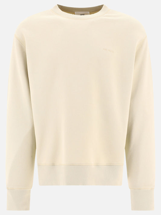 Crewnecks 100% cotton  White - Ami Paris Men | PLP | VIETTI Online Store 
