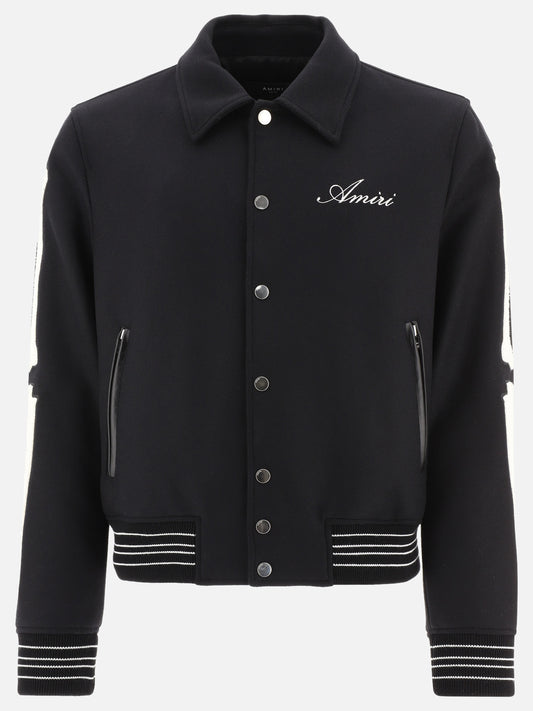 Bomber 100% lana  Nero - Amiri Uomo | PLP | VIETTI Online Store 
