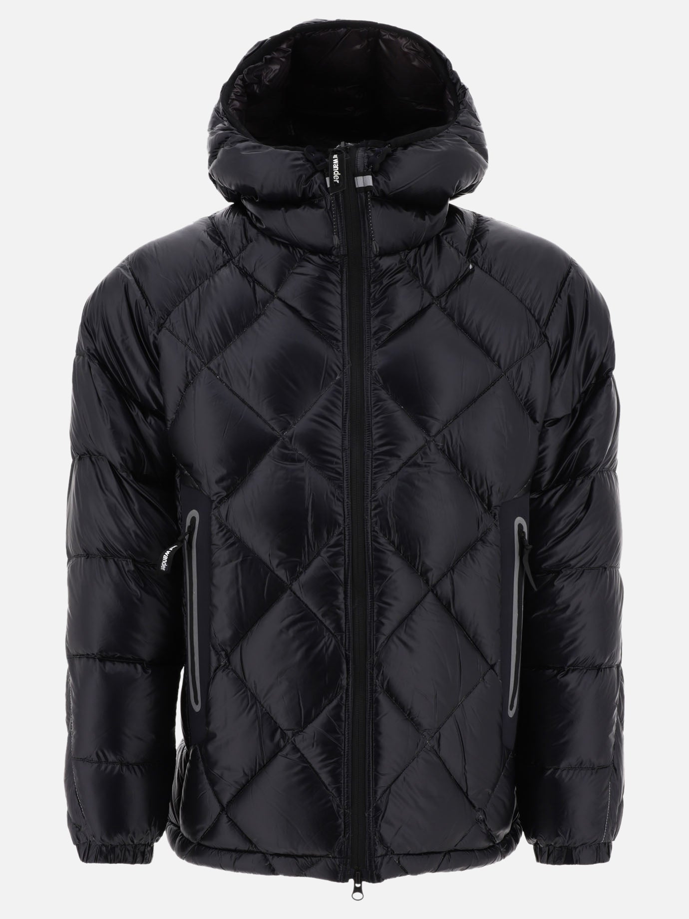 Piumini corti 100% nylon - Padding: down and feather  Nero - and Wander Uomo | PDP | VIETTI Online Store | Zoom-Modal
