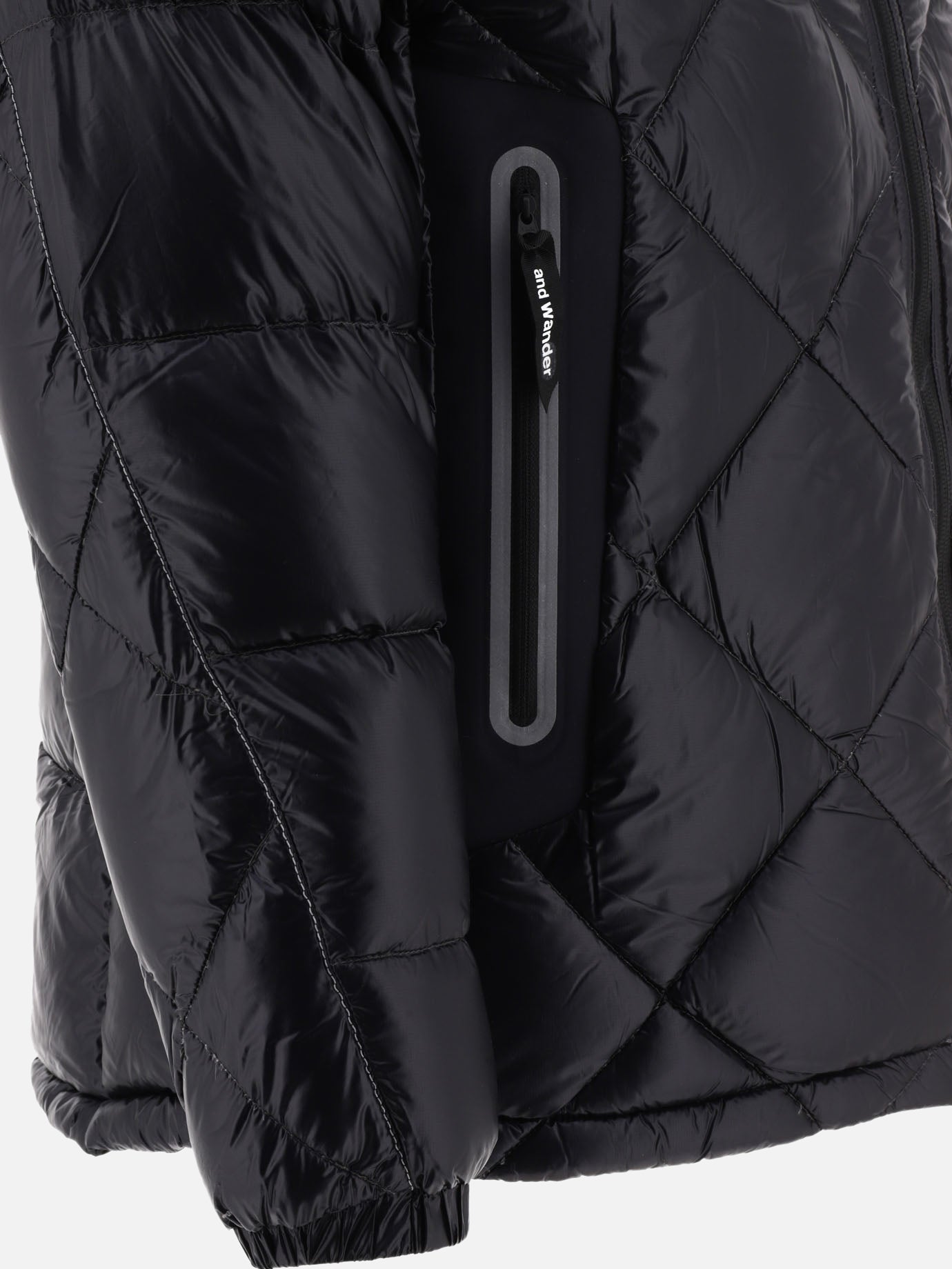 Piumini corti 100% nylon - Padding: down and feather  Nero - and Wander Uomo | PDP | VIETTI Online Store | thumbnail_4