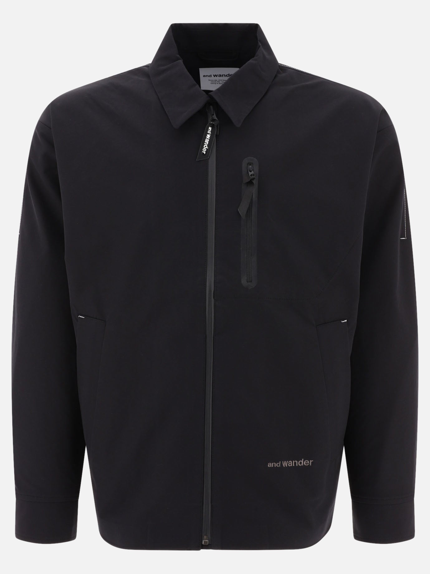 Giacche leggere & Trapuntate 100% polyester  Nero - and Wander Uomo | PDP | VIETTI Online Store | thumbnail