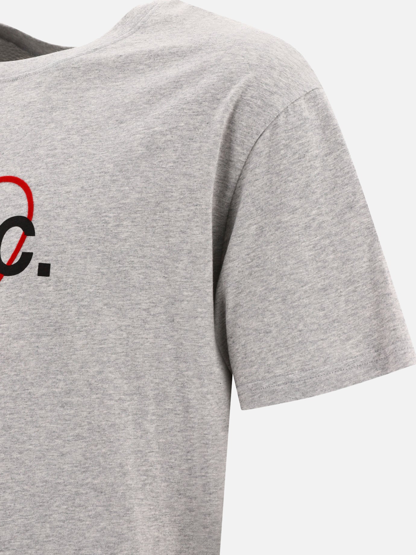 T-shirt girocollo 100% cotone organico  Grigio - A.P.C. Uomo | PDP | VIETTI Online Store | Zoom-Modal_4
