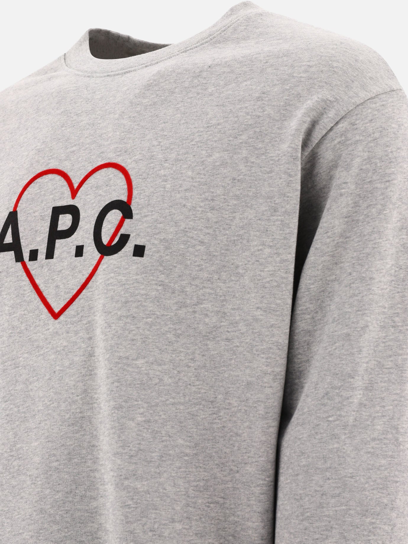 Felpe girocollo 100% cotone organico  Grigio - A.P.C. Uomo | PDP | VIETTI Online Store | Zoom-Modal_4
