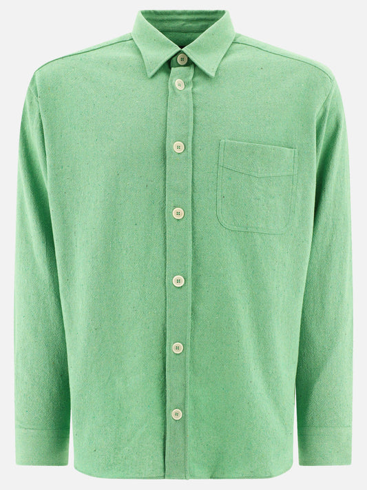 Giacche overshirt 95% cotone 5% altre fibre  Verde - A.P.C. Uomo | PLP | VIETTI Online Store 
