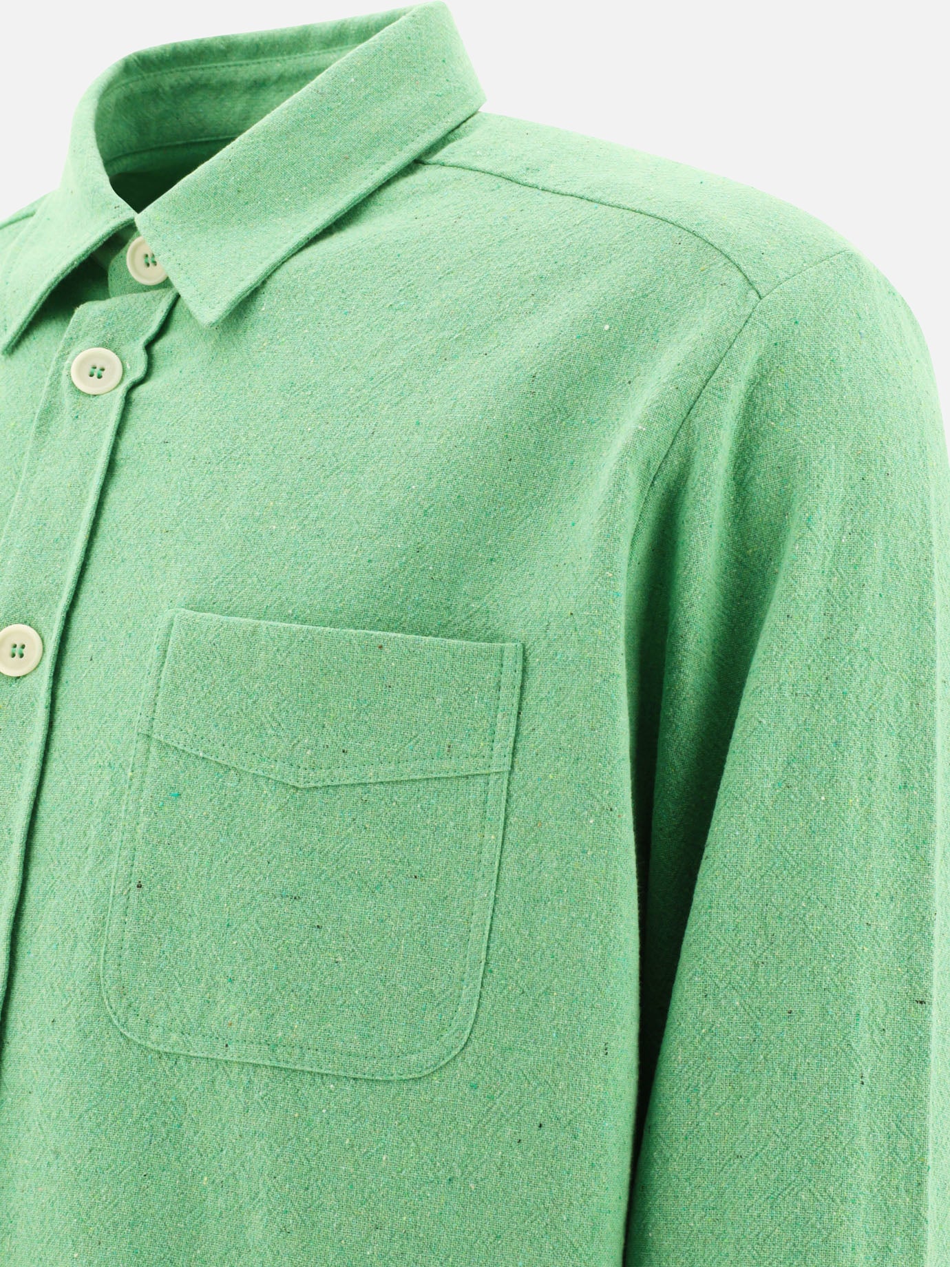 Giacche overshirt 95% cotone 5% altre fibre  Verde - A.P.C. Uomo | PDP | VIETTI Online Store | Zoom-Modal_4
