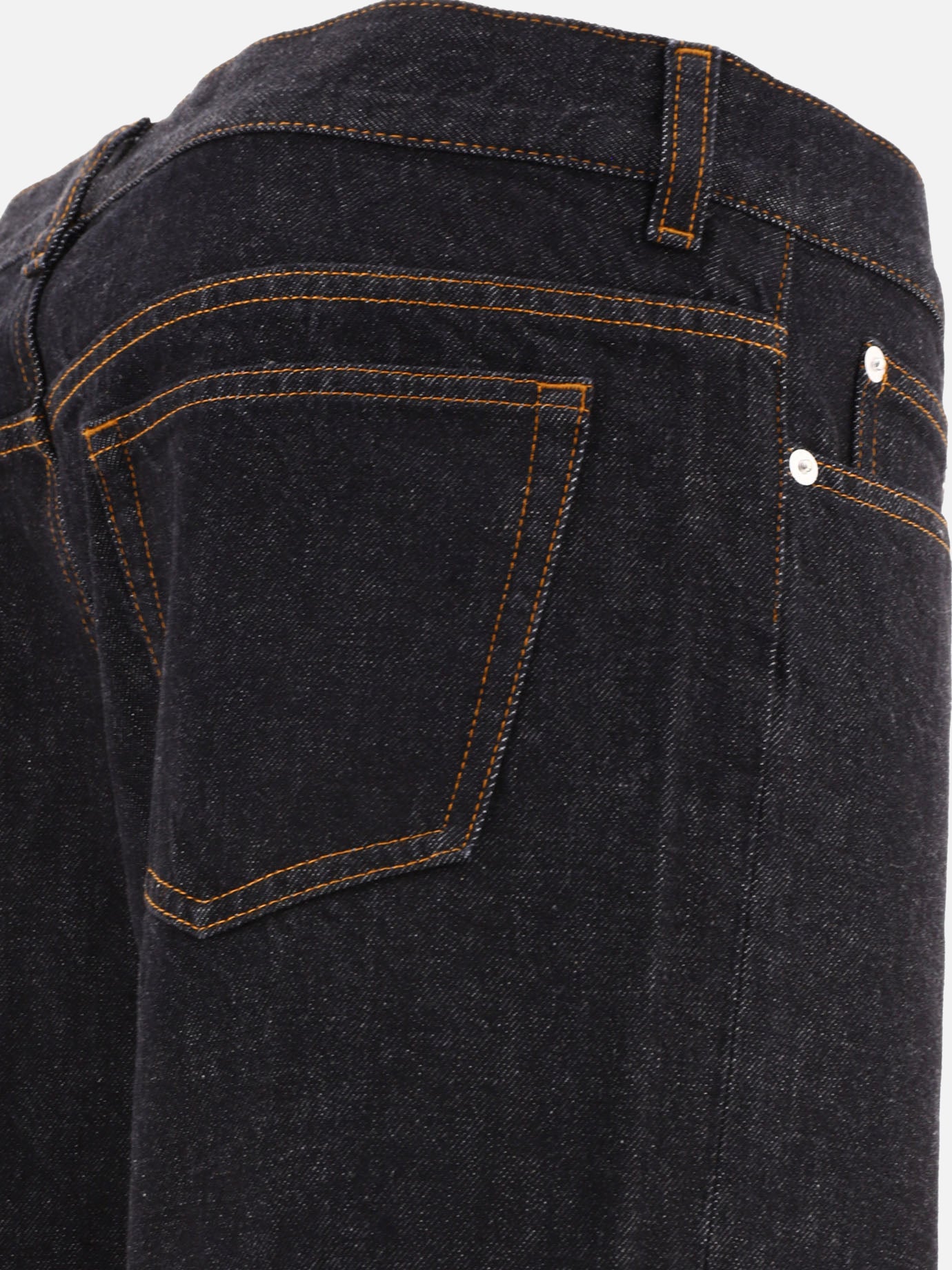 Jeans a gamba dritta 100% cotone organico  Nero - A.P.C. Uomo | PDP | VIETTI Online Store | thumbnail_4