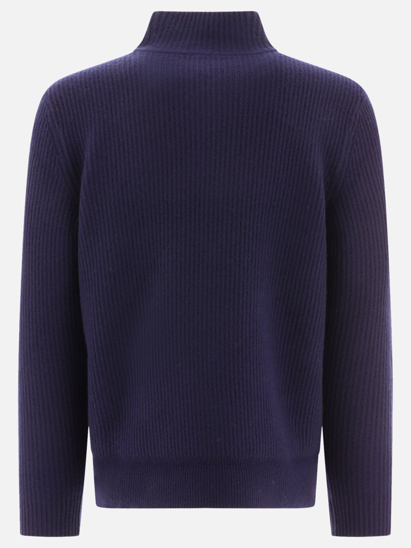 Maglioni con mezza zip 100% lana merino  Blu - A.P.C. Uomo | PDP | VIETTI Online Store | thumbnail_2