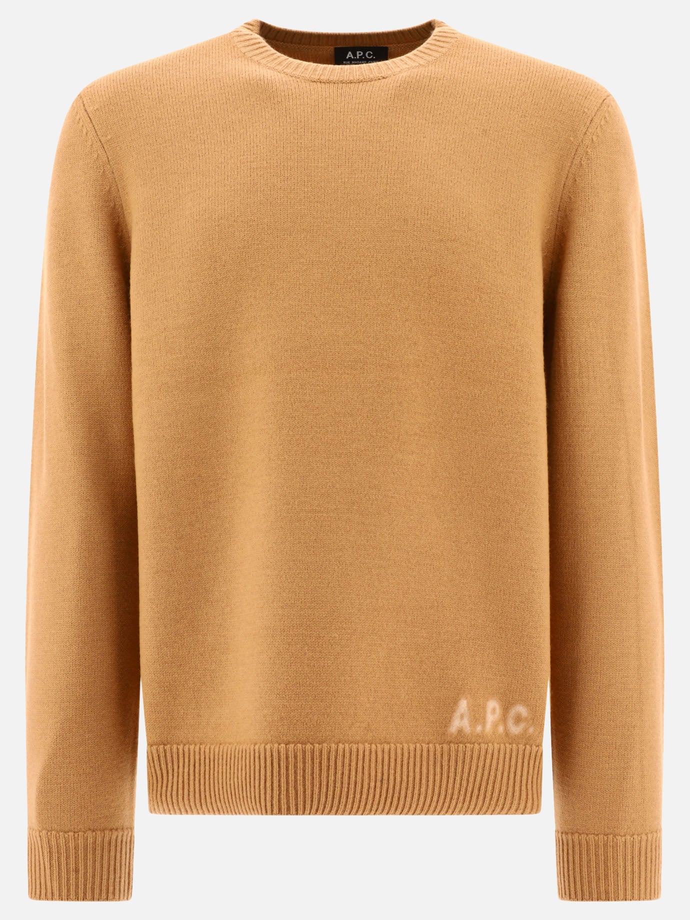 Maglioni girocollo 100% lana merino  Beige - A.P.C. Uomo | PDP | VIETTI Online Store | thumbnail