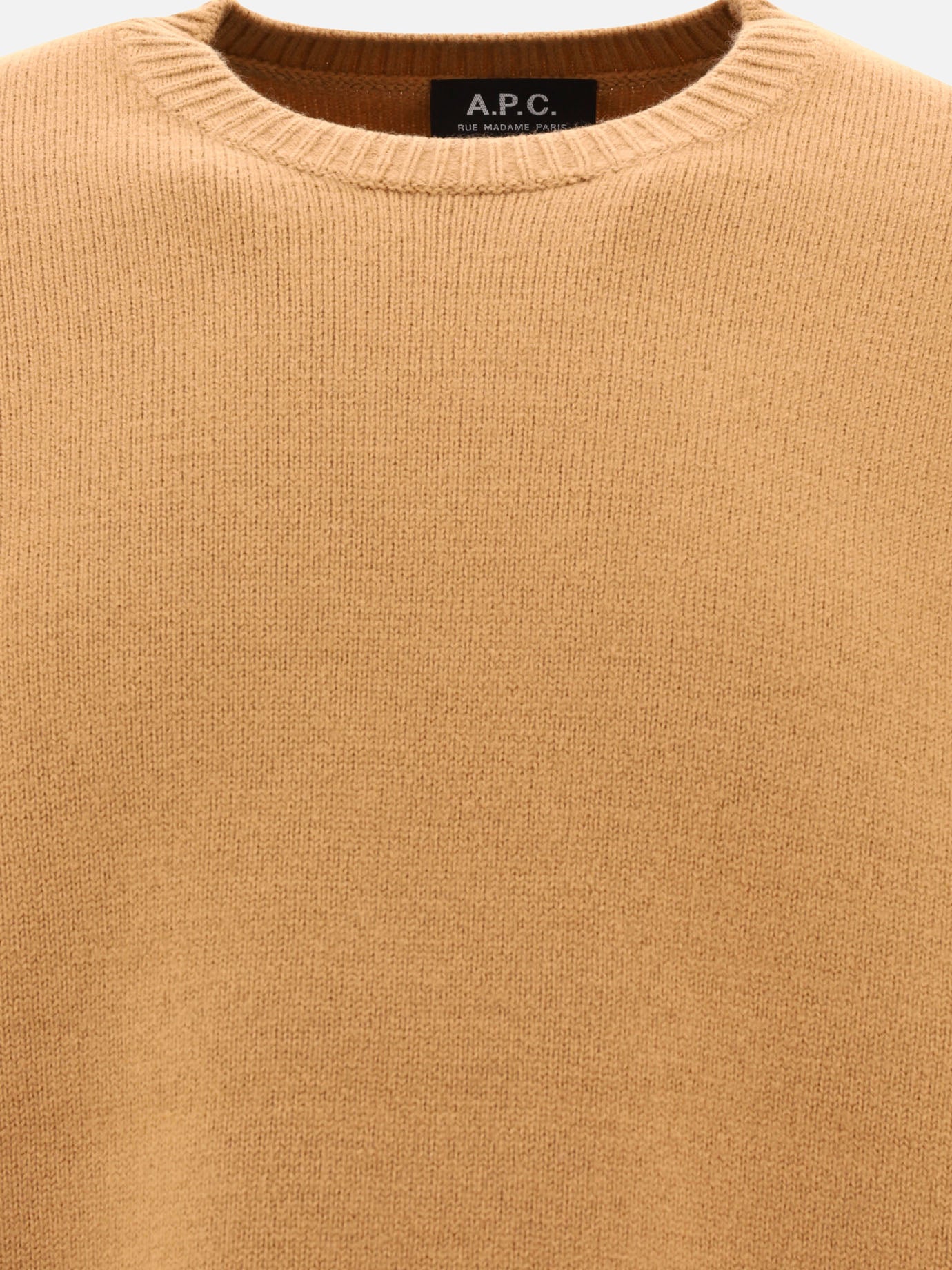 Maglioni girocollo 100% lana merino  Beige - A.P.C. Uomo | PDP | VIETTI Online Store | Zoom-Modal_3
