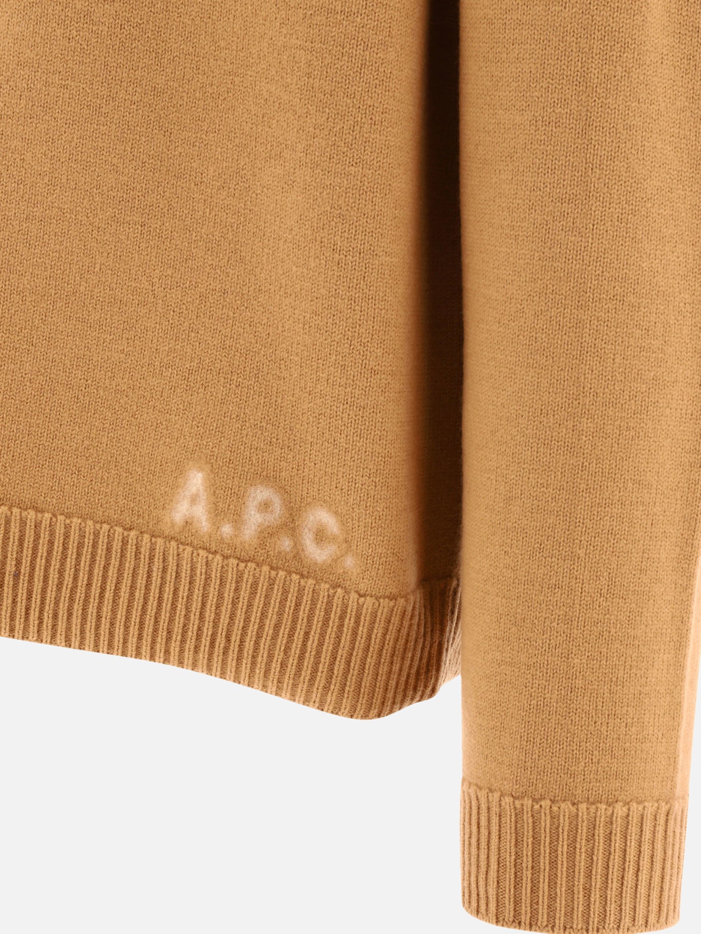 Maglioni girocollo 100% lana merino  Beige - A.P.C. Uomo | PDP | VIETTI Online Store | thumbnail_4