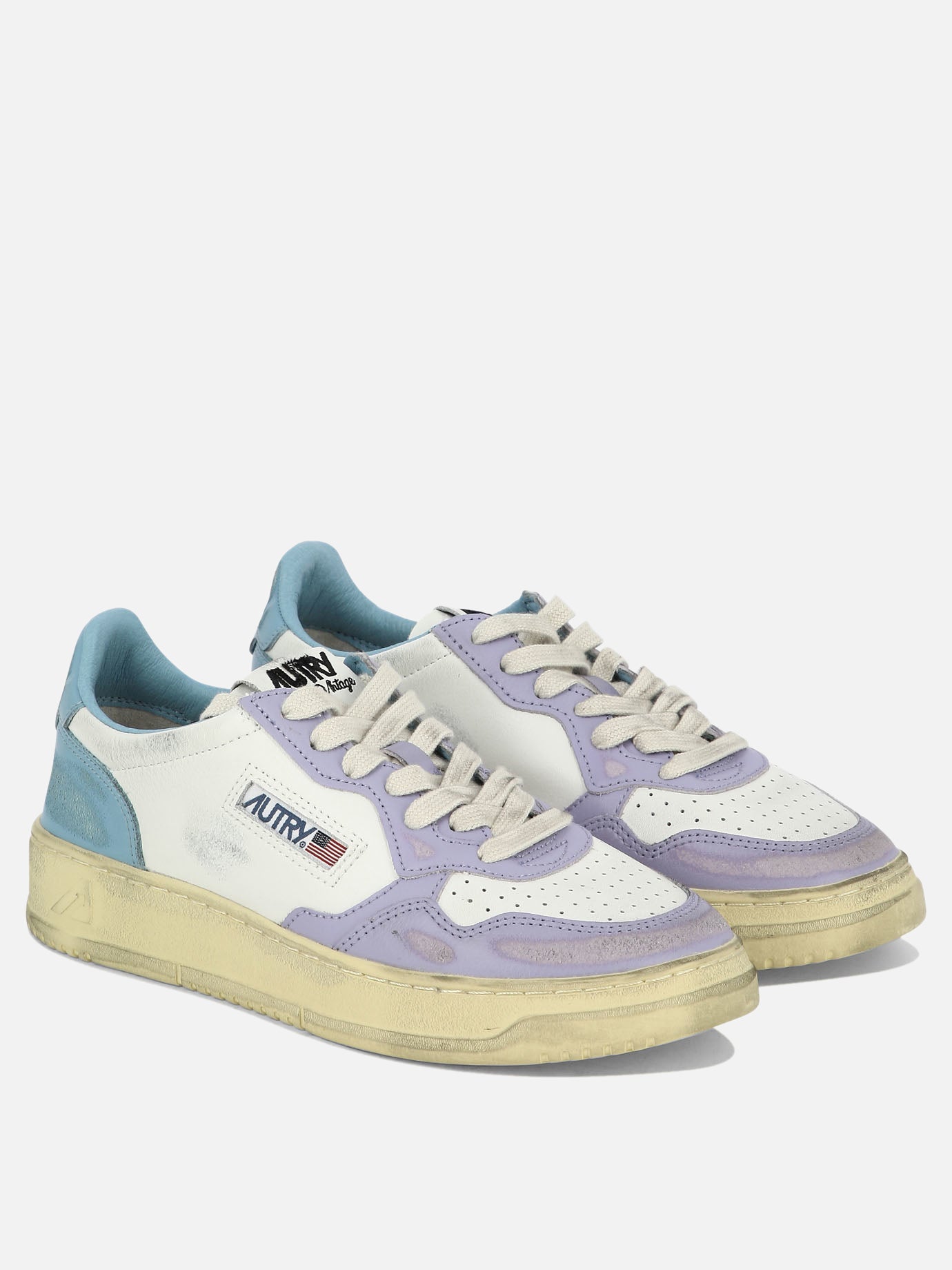 Sneaker basse 100% pelle di mucca - 100% gomma  Bianco - Autry Donna | PDP | VIETTI Online Store | thumbnail_2