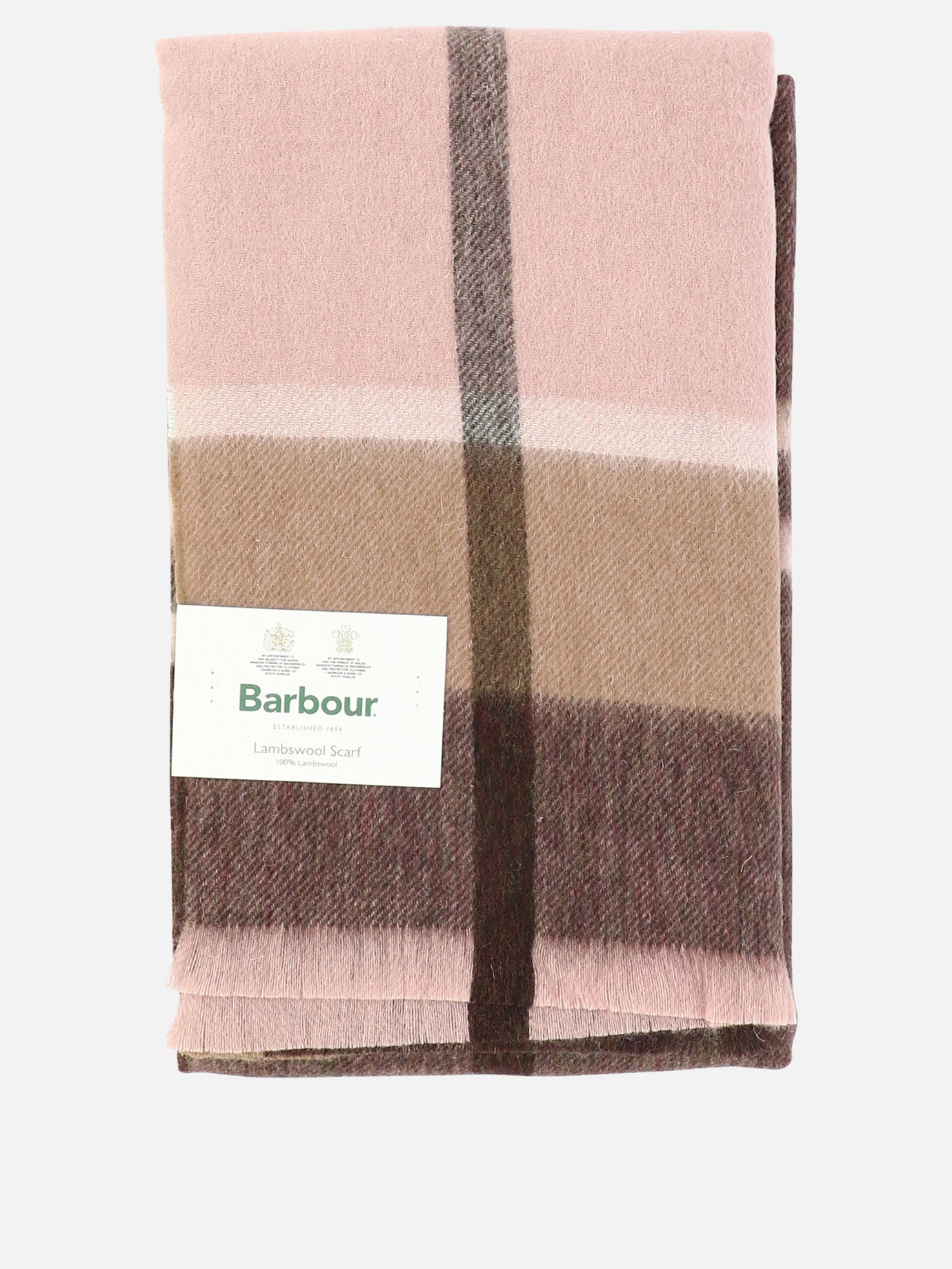 Classic scarves 100% wool  Pink - Barbour Women | PDP | VIETTI Online Store | Zoom-Modal
