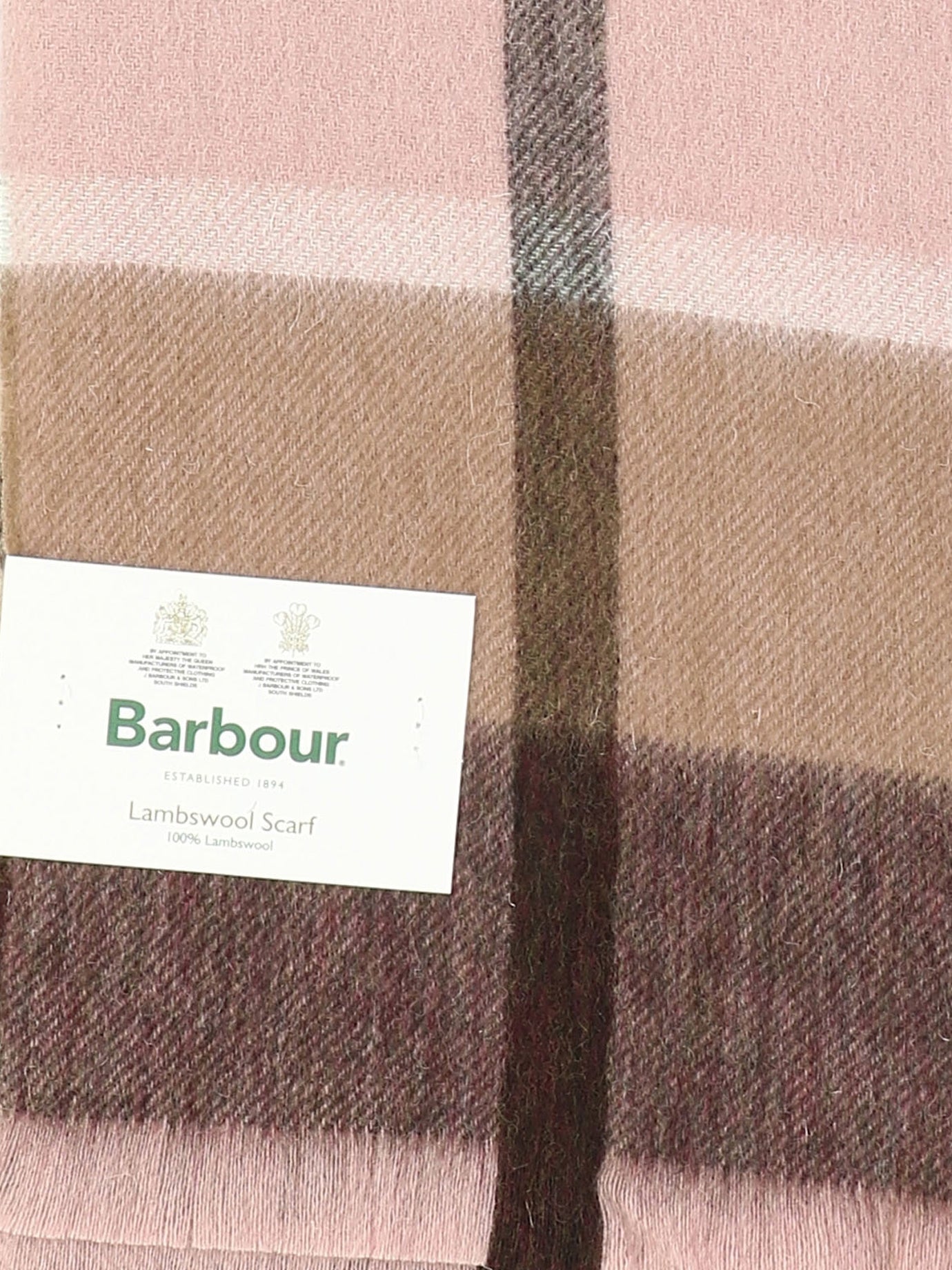 Classic scarves 100% wool  Pink - Barbour Women | PDP | VIETTI Online Store | thumbnail_2