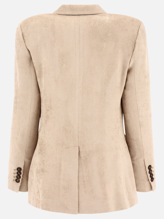 Blazer 100% viscosa  Beige - Brunello Cucinelli Donna | PLP | VIETTI Online Store | 2
