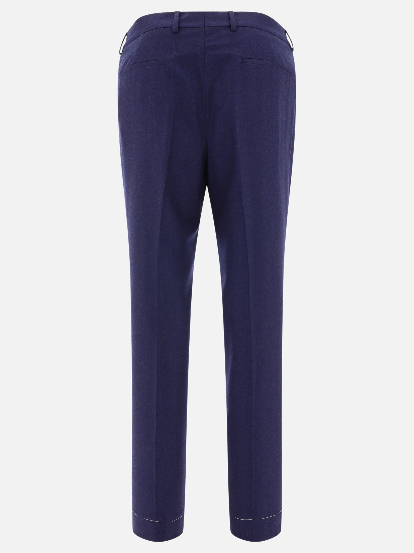 Pantaloni sartoriali 100% virgin wool  Blu - Brunello Cucinelli Uomo | PDP | VIETTI Online Store | Zoom-Modal_2
