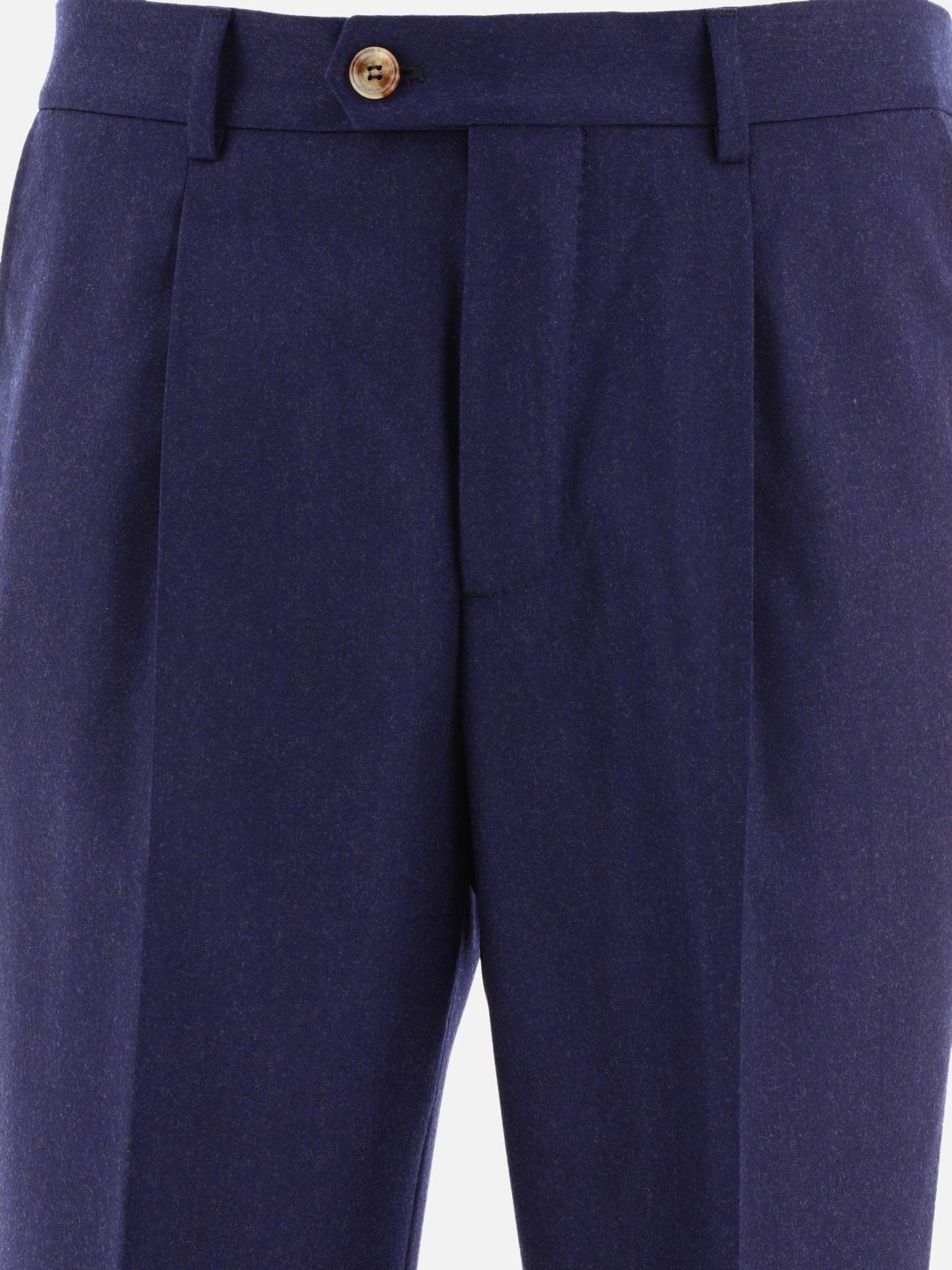 Pantaloni sartoriali 100% virgin wool  Blu - Brunello Cucinelli Uomo | PDP | VIETTI Online Store | thumbnail_3