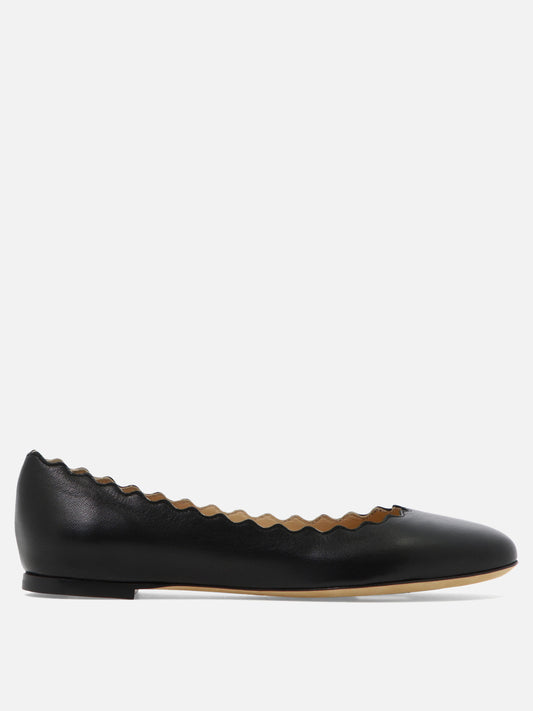 Ballerine classiche 100% goat leather - 90% cow leather 10% rubber  Nero - Chloé Donna | PLP | VIETTI Online Store 
