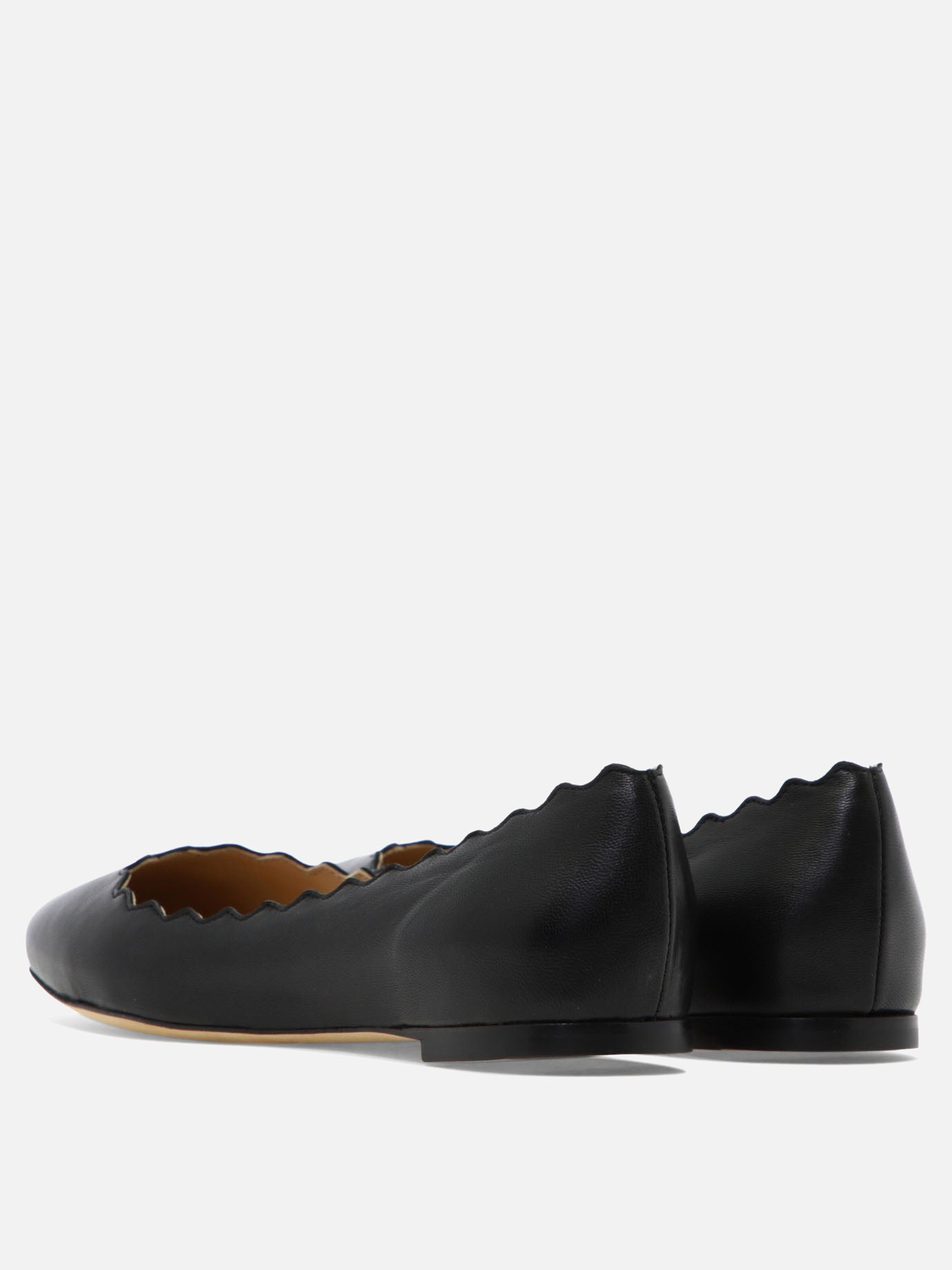 Ballerine classiche 100% goat leather - 90% cow leather 10% rubber  Nero - Chloé Donna | PDP | VIETTI Online Store | thumbnail_4