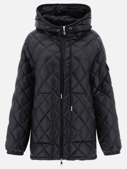Giacche leggere & Trapuntate 100% polyamide - Padding: down and feathers  Nero - Moncler Donna | PLP | VIETTI Online Store 
