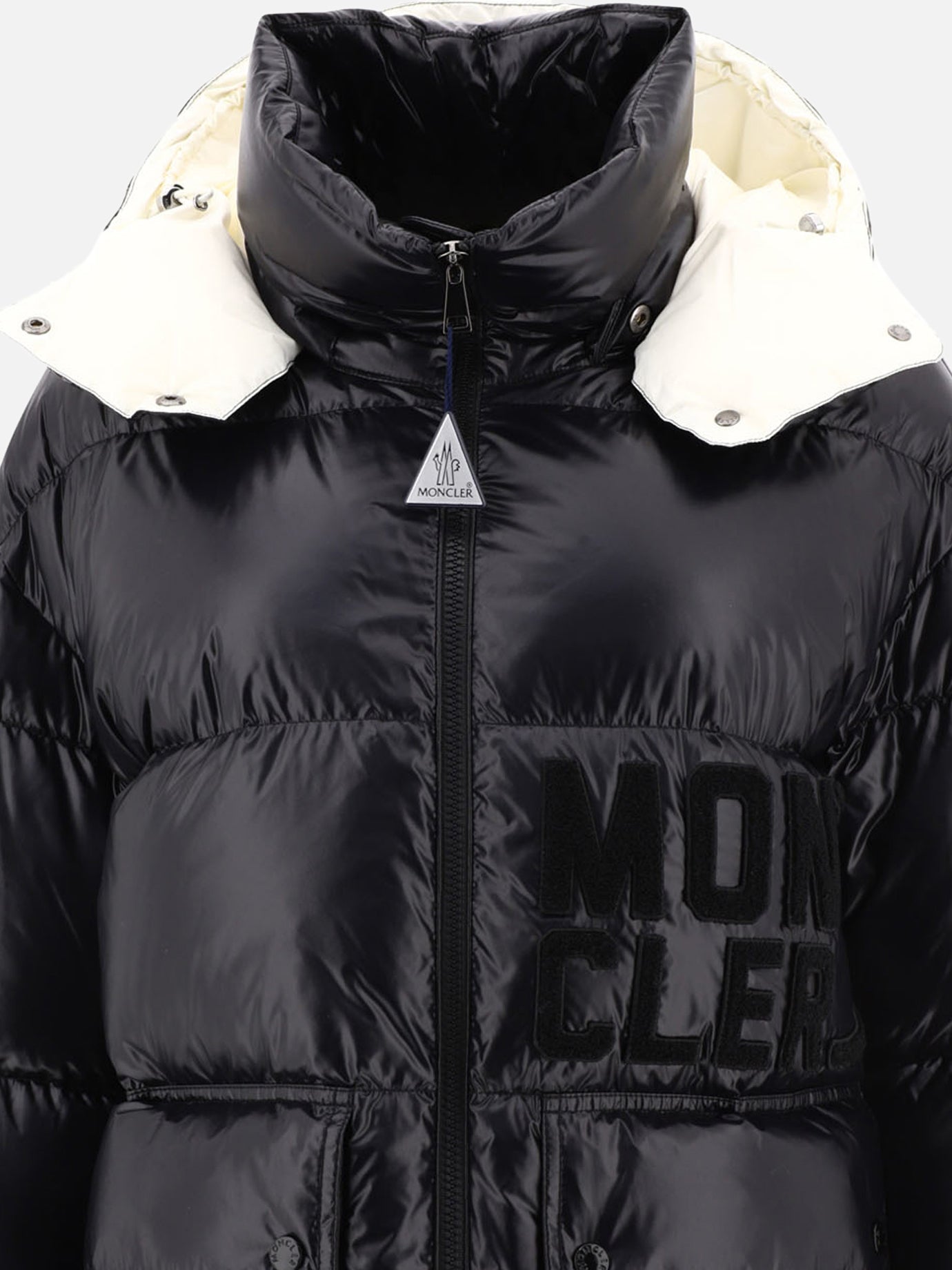 Piumini corti 100% polyamide - Padding: down and feathers  Nero - Moncler Donna | PDP | VIETTI Online Store | Zoom-Modal_4
