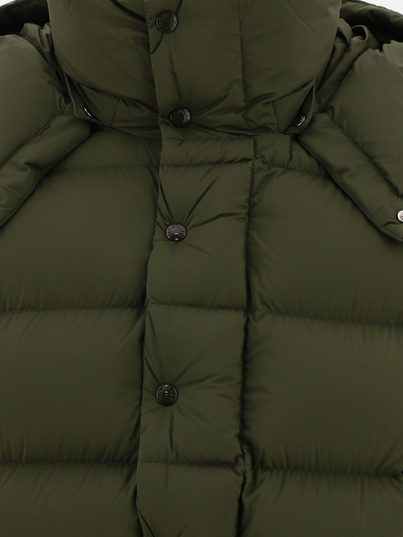 Piumini lunghi 100% polyamide - Padding: down and feathers  Verde - Moncler Uomo | PDP | VIETTI Online Store | thumbnail_3