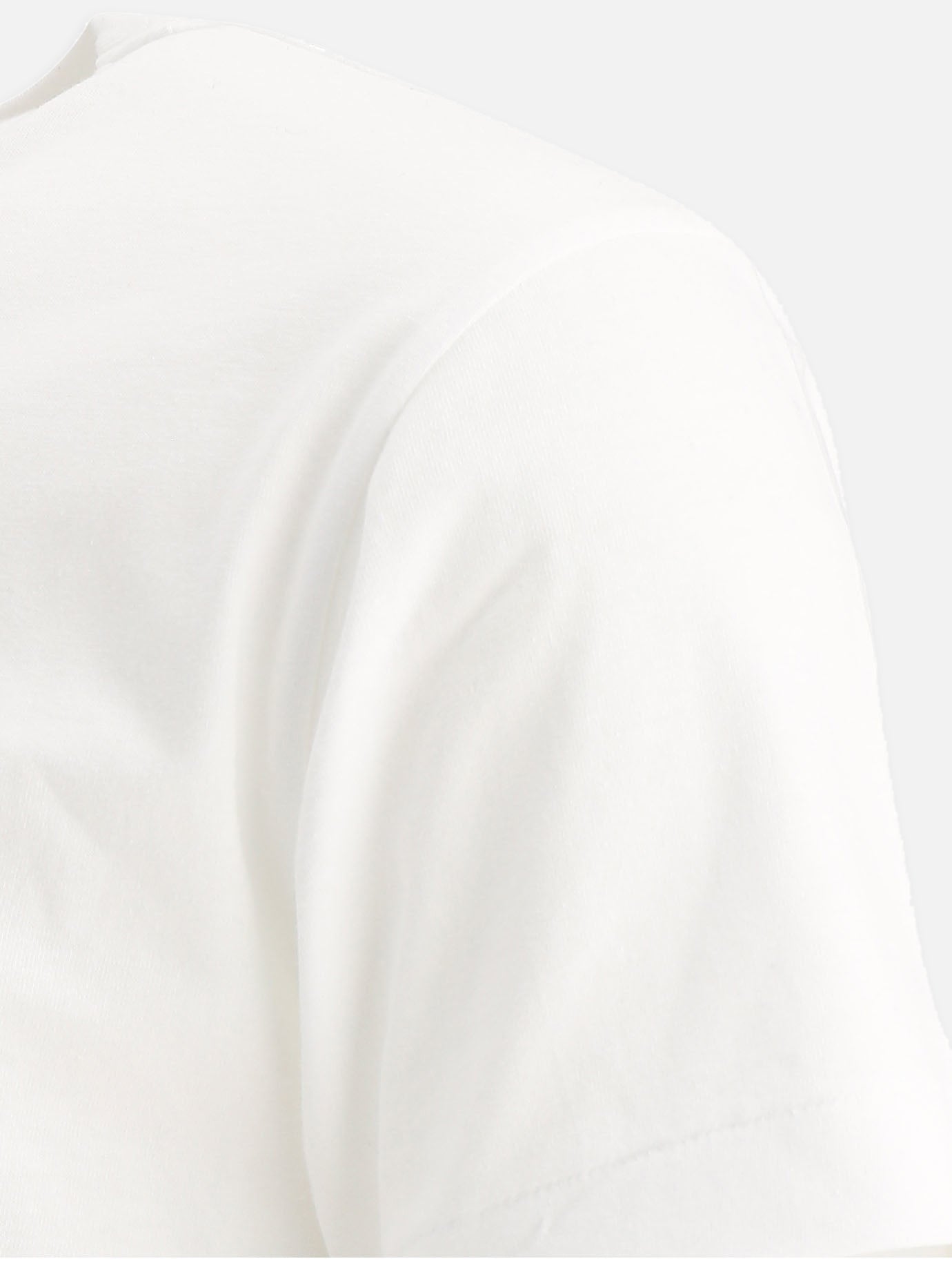T-shirt girocollo 100% cotton  Bianco - Comme Des Garçons Play Uomo | PDP | VIETTI Online Store | thumbnail_4