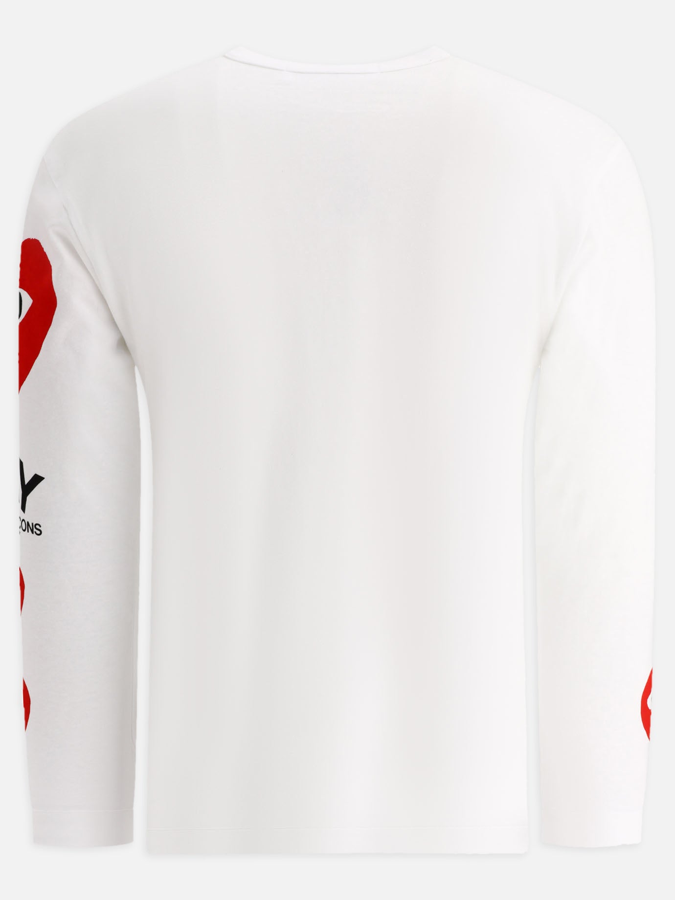 T-shirt girocollo 100% cotton  Bianco - Comme Des Garçons Play Uomo | PDP | VIETTI Online Store | Zoom-Modal_2
