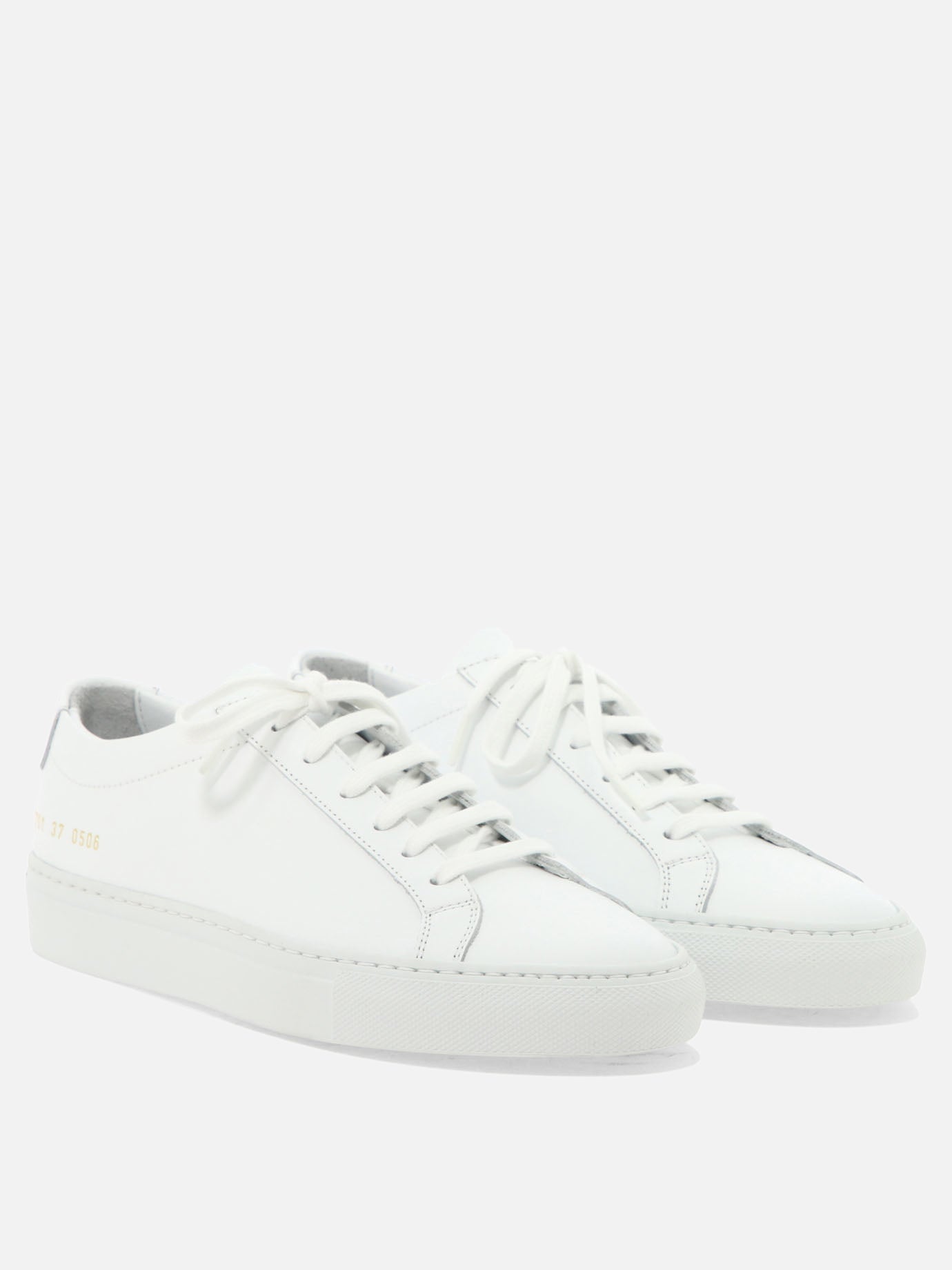 Low top sneakers 100% pelle - 100% gomma  White - Common Projects Women | PDP | VIETTI Online Store | thumbnail_2