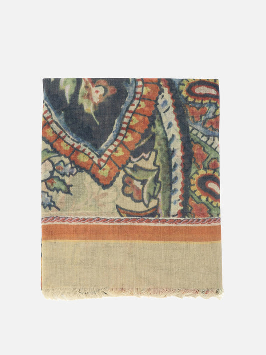 Classic scarves 100% cashmere  Beige - Etro Women | PLP | VIETTI Online Store 
