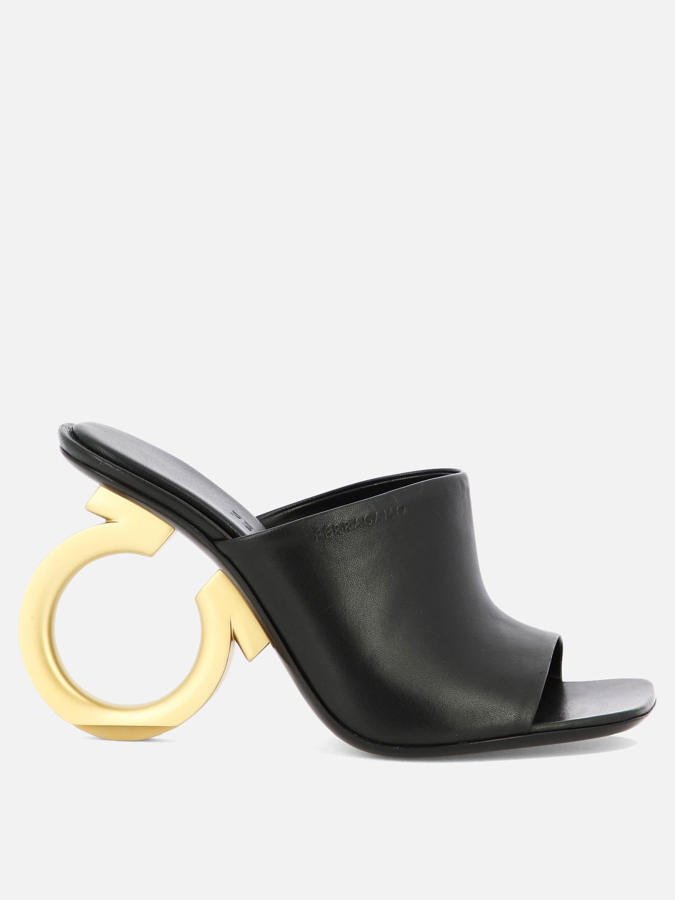 Sandali con tacco 0761922  Nero - Ferragamo Donna | PDP | VIETTI Online Store | thumbnail