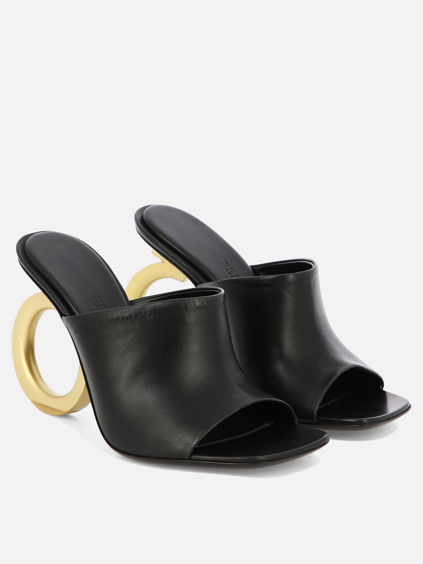 Sandali con tacco 0761922  Nero - Ferragamo Donna | PDP | VIETTI Online Store | Zoom-Modal_2
