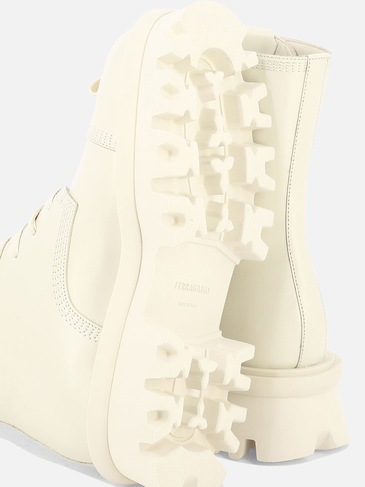 Anfibi 0763844  Bianco - Ferragamo Donna | PDP | VIETTI Online Store | thumbnail_5