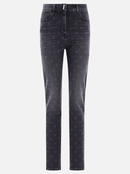 Straight-leg jeans 92% cotone 6% elastomultiestere 2% elastan  Black - Givenchy Women | PLP | VIETTI Online Store 
