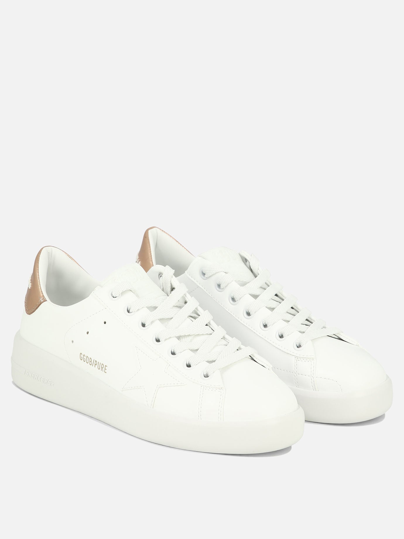 Sneaker basse 60% poliuretano 28% cotone 12% pelle - 100% gomma  Bianco - Golden Goose Donna | PDP | VIETTI Online Store | Zoom-Modal_2

