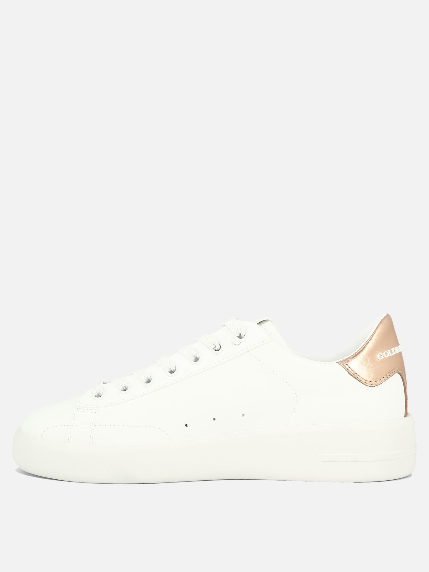 Sneaker basse 60% poliuretano 28% cotone 12% pelle - 100% gomma  Bianco - Golden Goose Donna | PDP | VIETTI Online Store | Zoom-Modal_3
