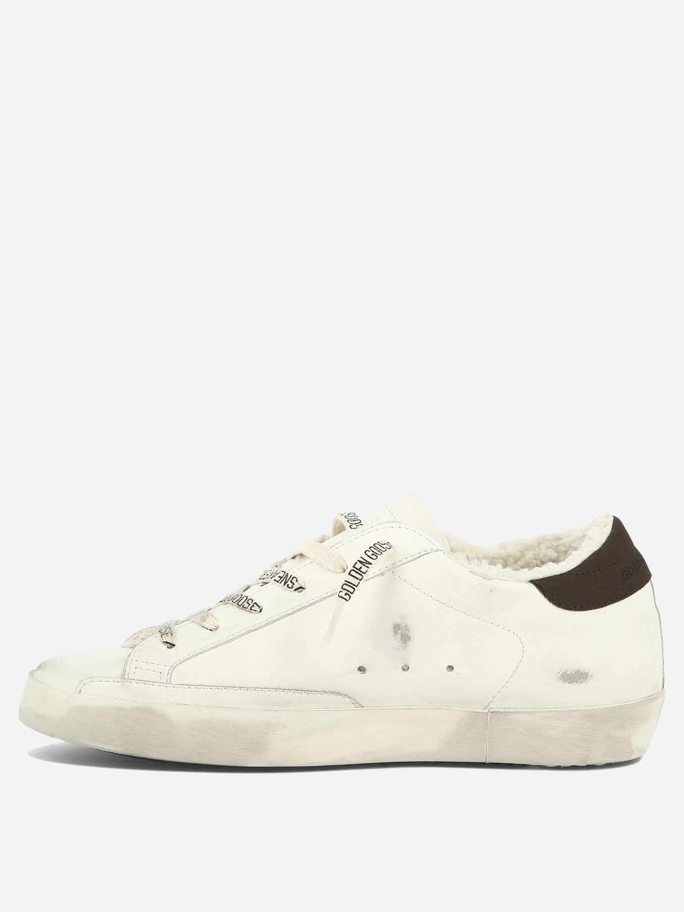 Sneaker basse 40% cotone 24% poliuretano 22% poliestere 11% cellulosa 3% pelle - 100% gomma  Bianco - Golden Goose Donna | PDP | VIETTI Online Store | thumbnail_3