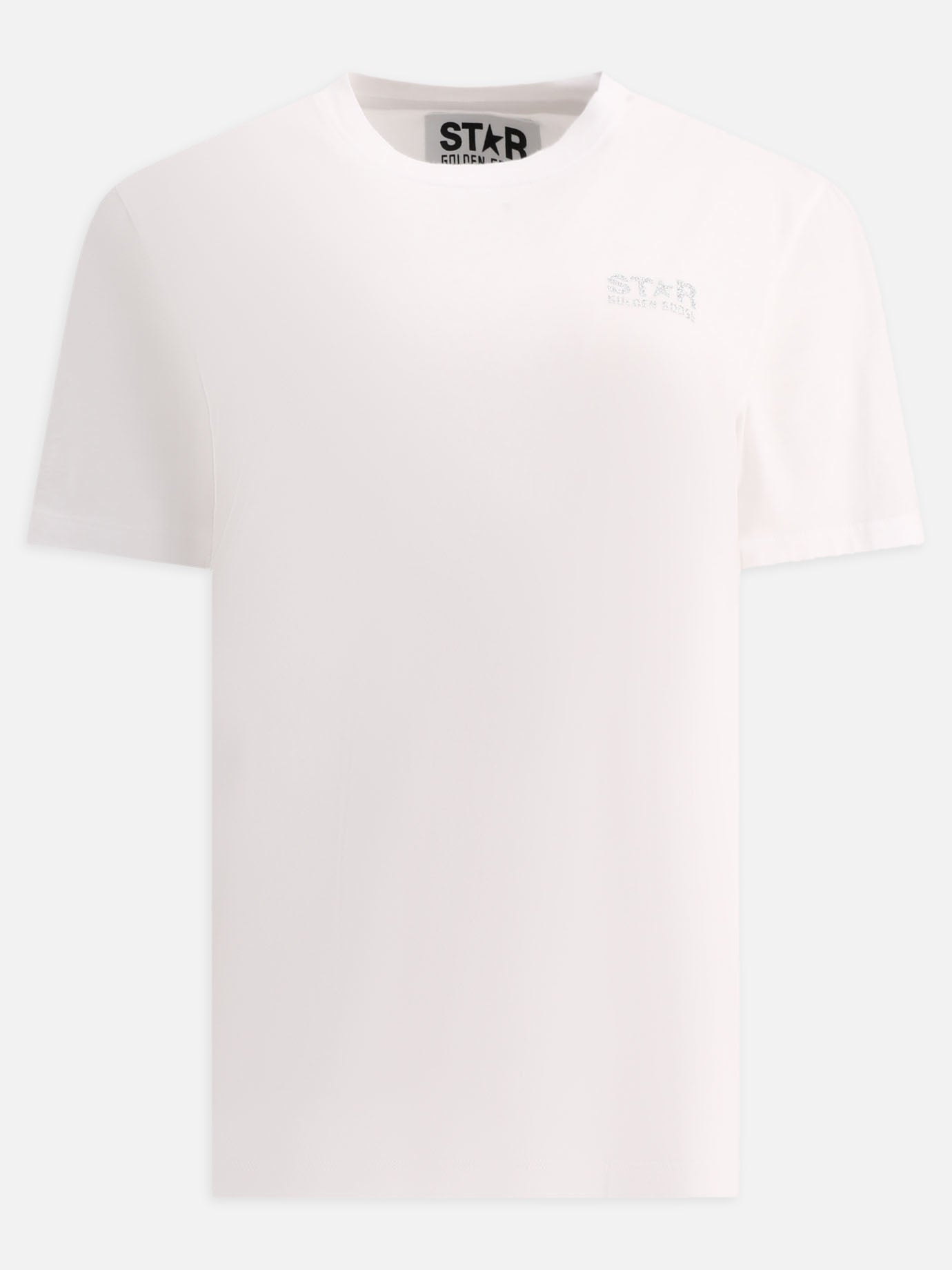 T-shirt girocollo 100% cotone  Bianco - Golden Goose Donna | PDP | VIETTI Online Store | Zoom-Modal
