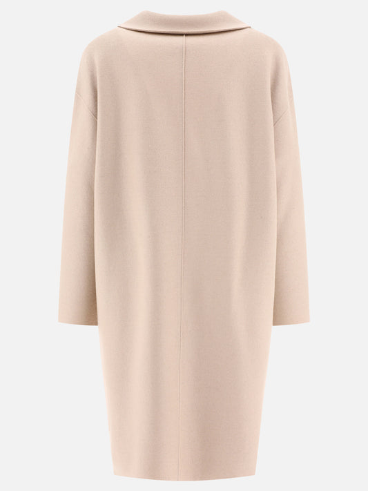 Cappotti lunghi 100% virgin wool  Beige - Harris Wharf London Donna | PLP | VIETTI Online Store | 2
