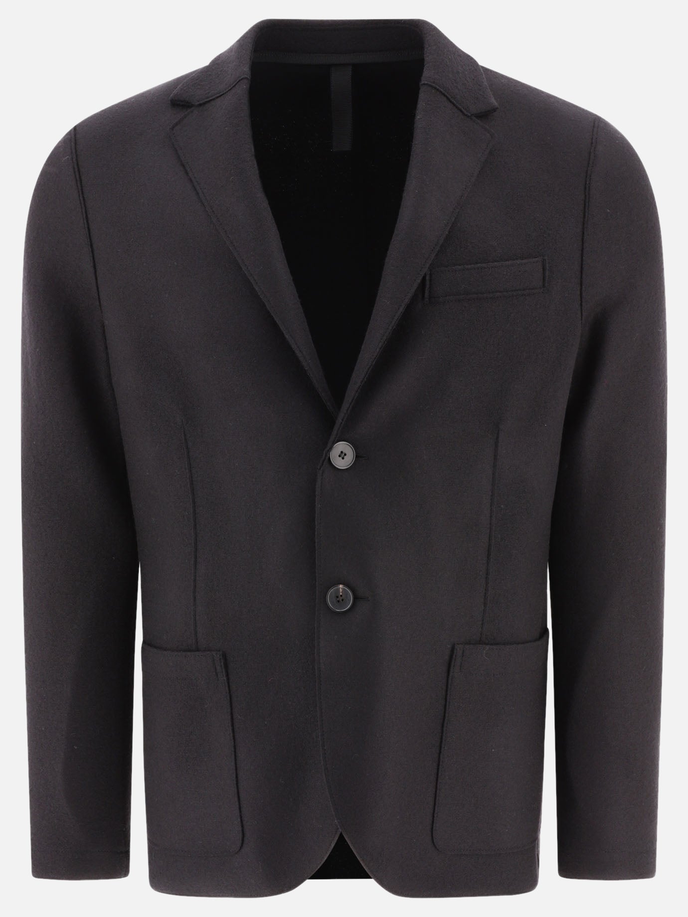 Blazer 100% virgin wool  Nero - Harris Wharf London Uomo | PDP | VIETTI Online Store | thumbnail