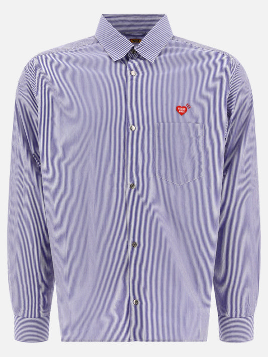 Camicia a righe con logo