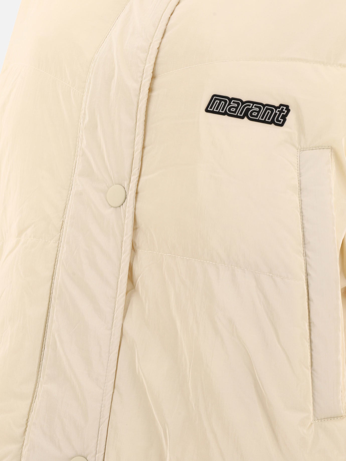 Piumini corti 100% polyamide - Padding: down and feathers  Beige - Marant Étoile Donna | PDP | VIETTI Online Store | Zoom-Modal_4
