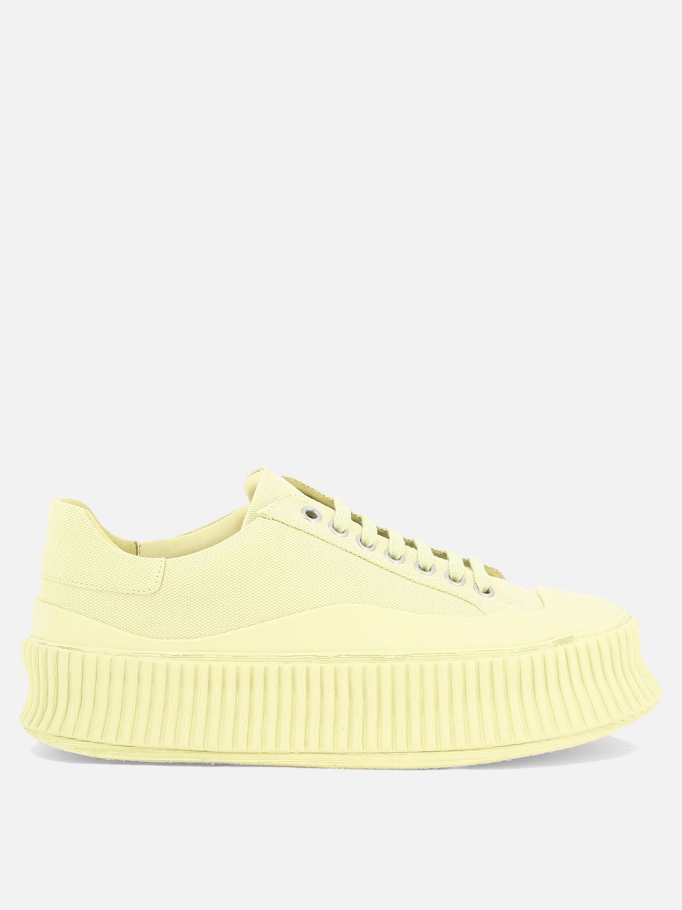 Sneaker basse 80% cotone 20% gomma - 100% gomma  Giallo - Jil Sander Donna | PDP | VIETTI Online Store | thumbnail