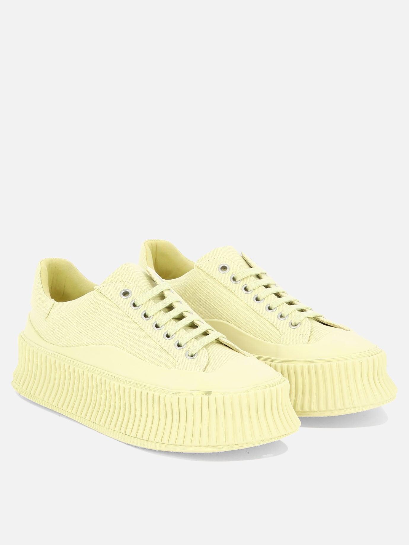 Sneaker basse 80% cotone 20% gomma - 100% gomma  Giallo - Jil Sander Donna | PDP | VIETTI Online Store | Zoom-Modal_2
