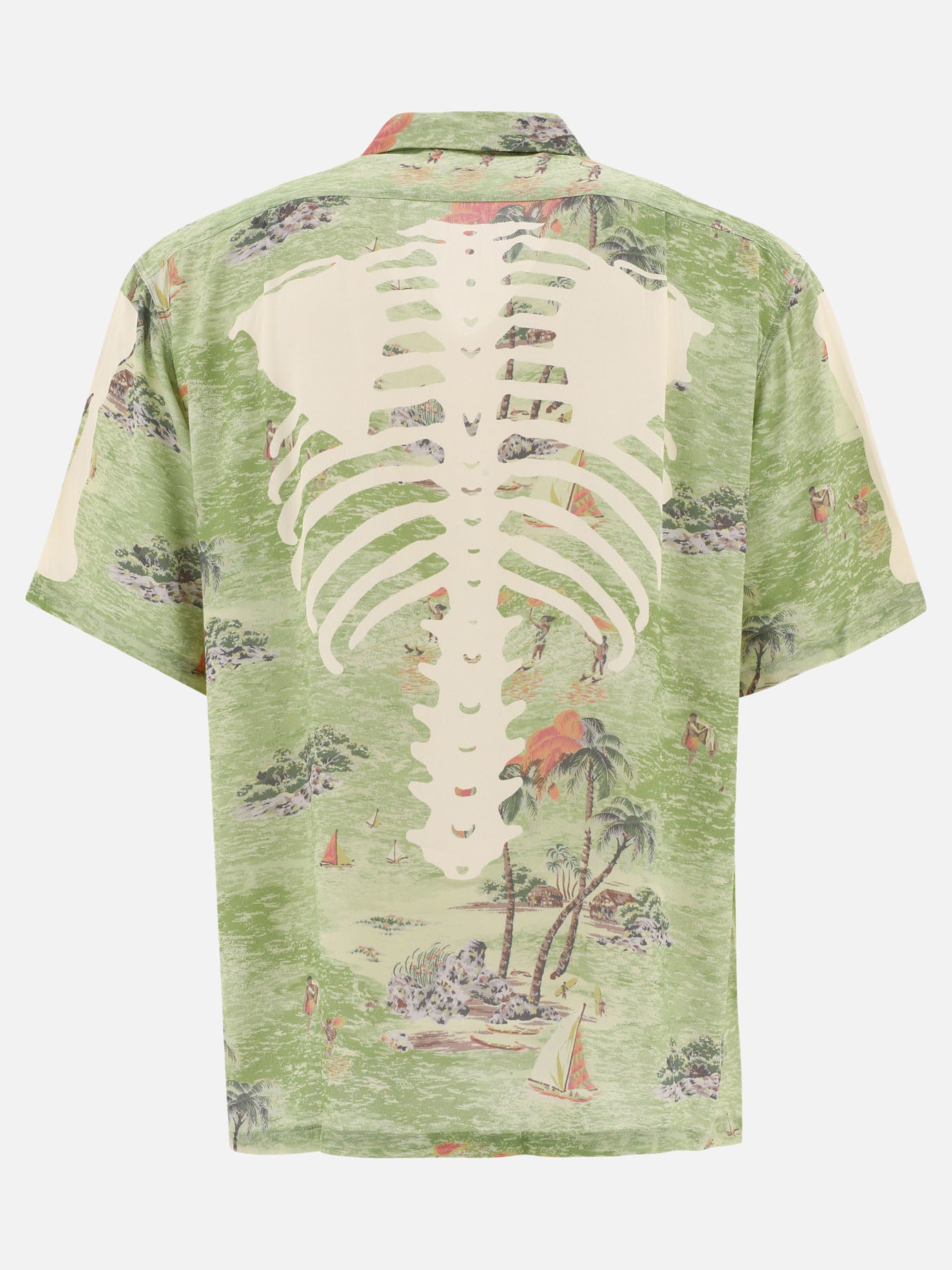 Camicie casual 100% rayon  Verde - KAPITAL Uomo | PDP | VIETTI Online Store | Zoom-Modal_2
