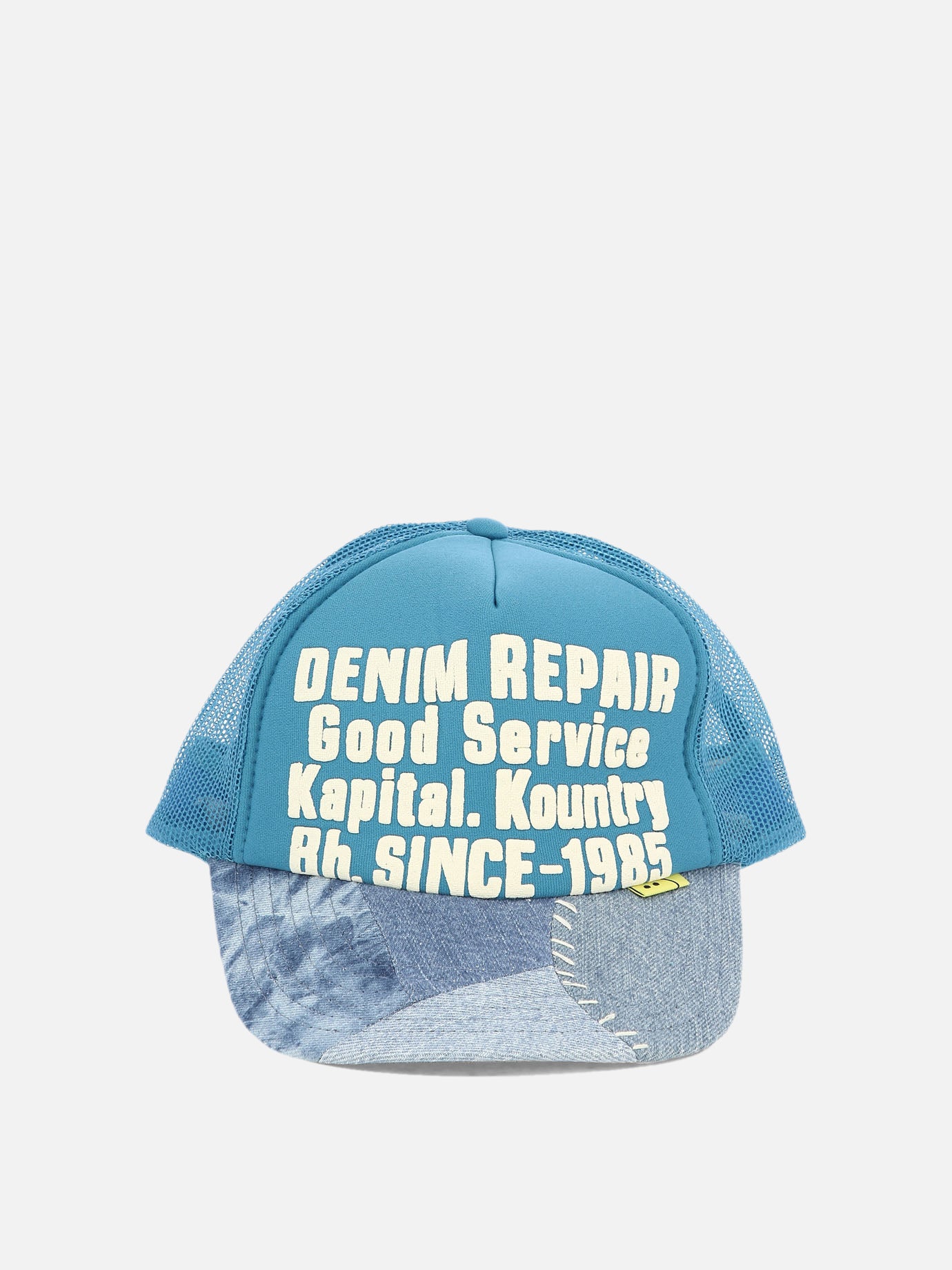 Trucker caps 100% poliestere  Light blue - KAPITAL Men | PDP | VIETTI Online Store | thumbnail