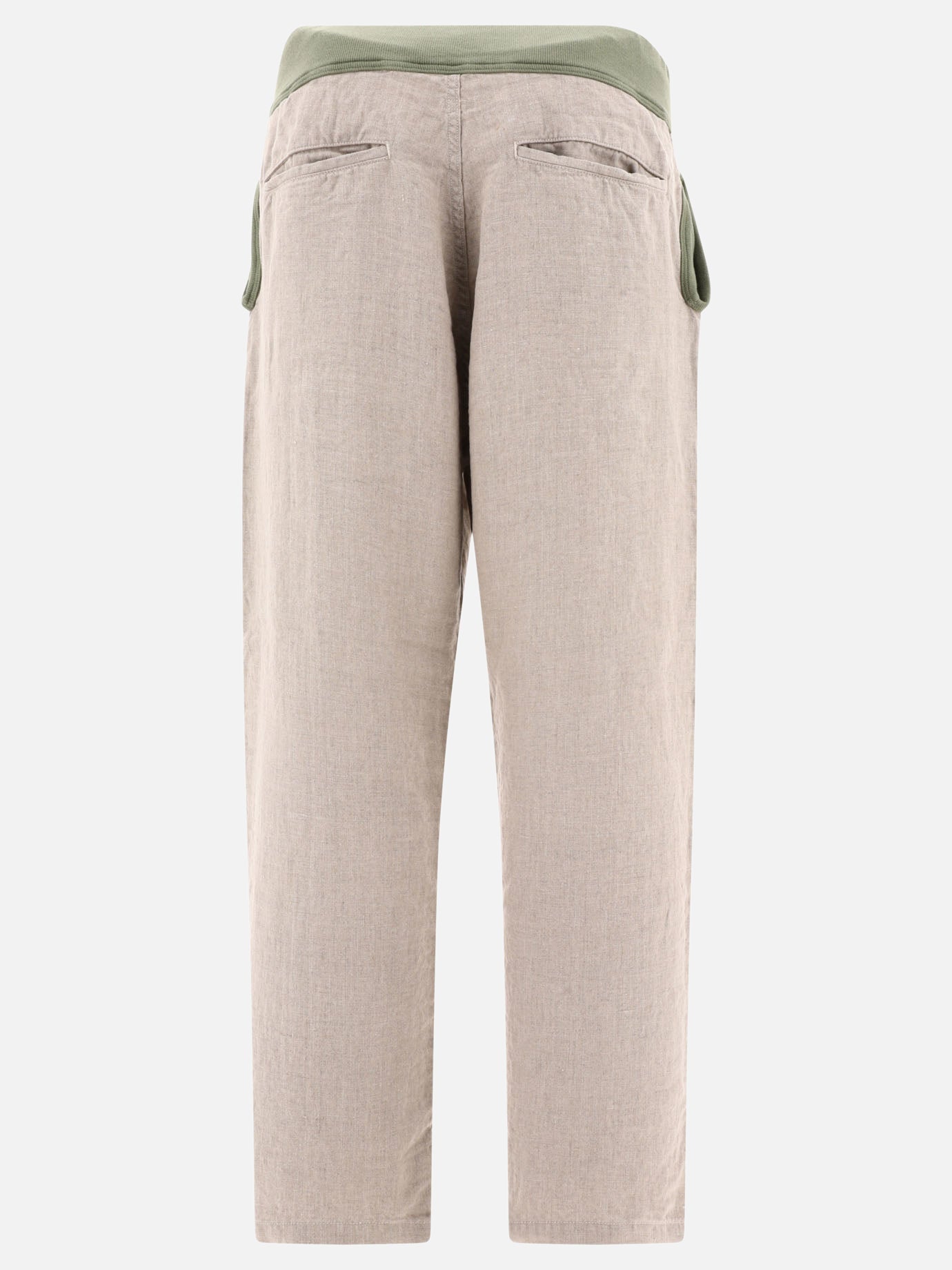 Pantaloni casual 100% linen  Beige - KAPITAL Uomo | PDP | VIETTI Online Store | thumbnail_2