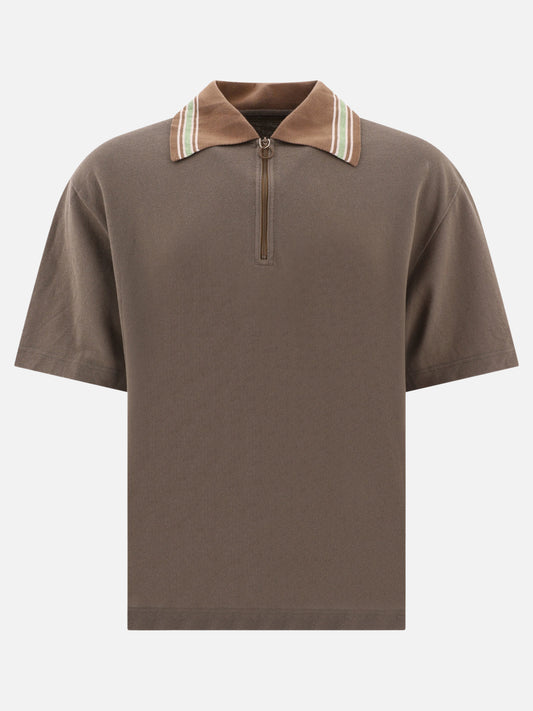 Polo con bottoni 100% cotton  Marrone - KAPITAL Uomo | PLP | VIETTI Online Store 
