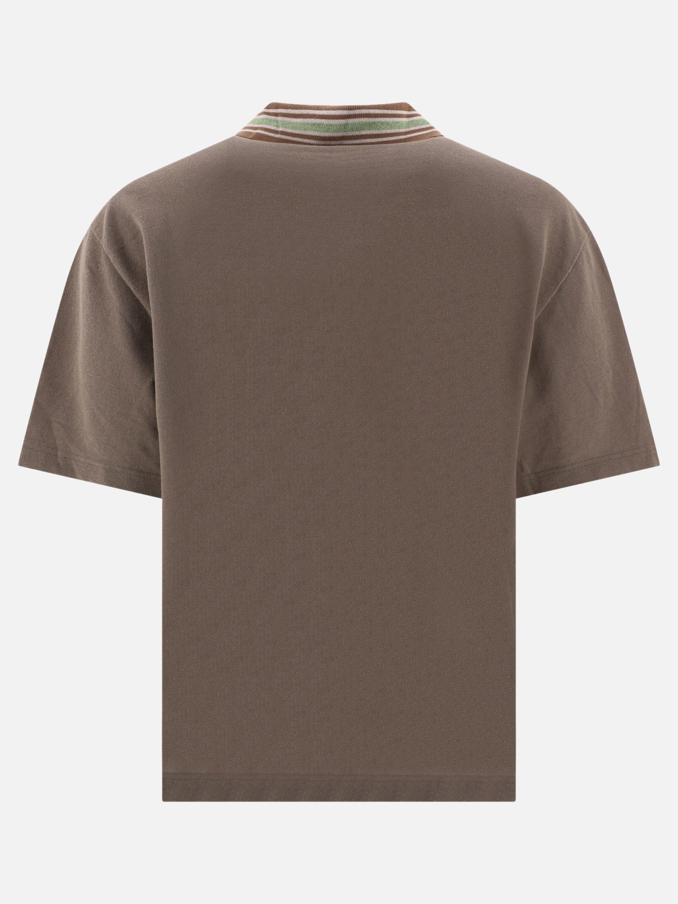 Polo con bottoni 100% cotton  Marrone - KAPITAL Uomo | PDP | VIETTI Online Store | Zoom-Modal_2
