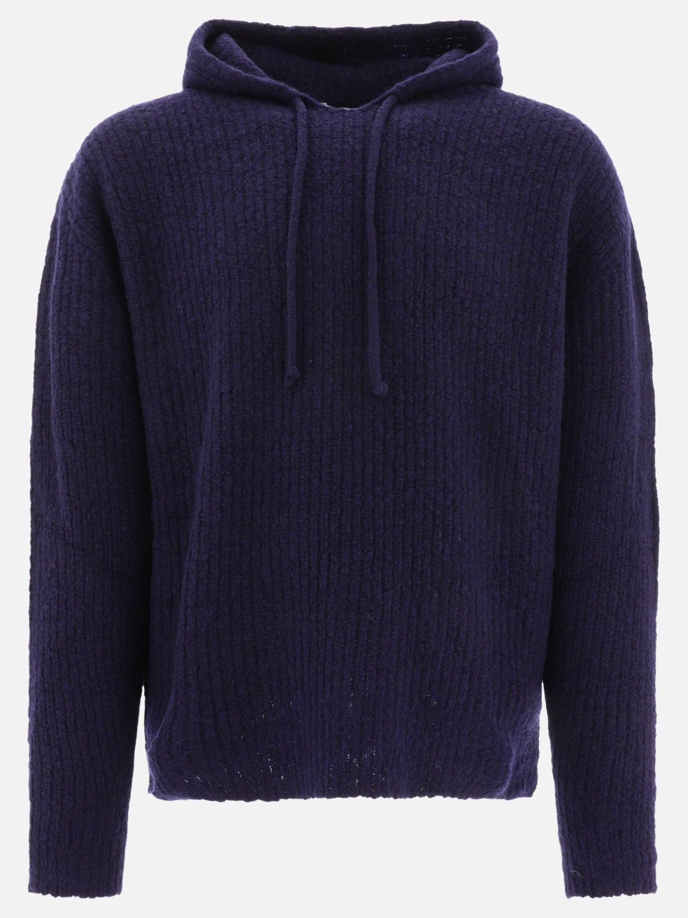 Maglioni con cappuccio 57% wool 28% cashmere 15% polyamide  Blu - Lardini Uomo | PDP | VIETTI Online Store | Zoom-Modal
