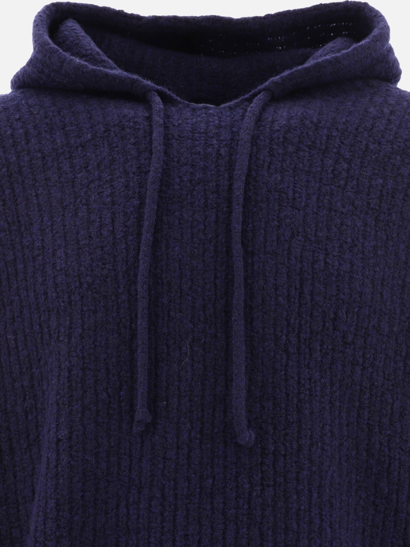 Maglioni con cappuccio 57% wool 28% cashmere 15% polyamide  Blu - Lardini Uomo | PDP | VIETTI Online Store | Zoom-Modal_3
